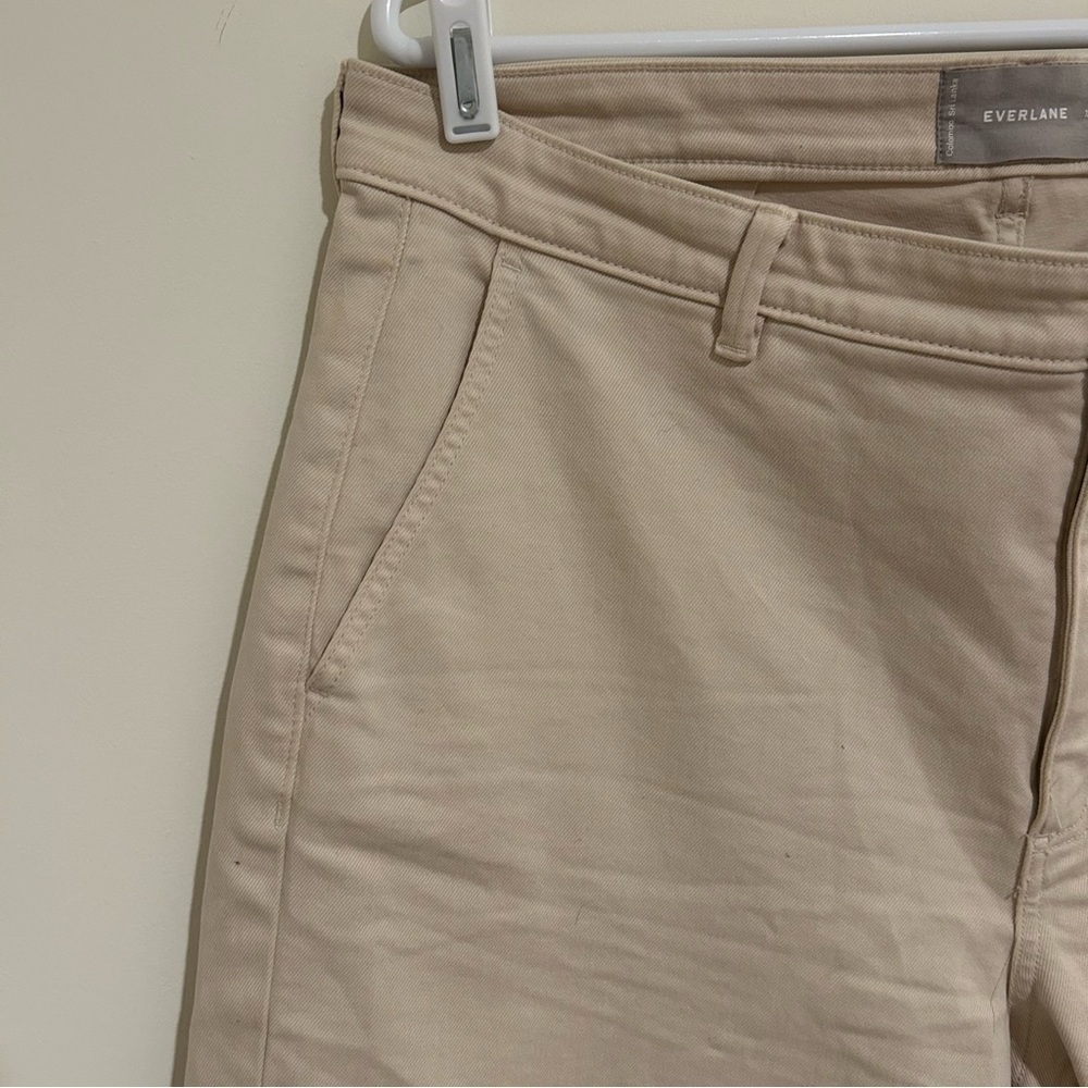 Everlane The Straight Leg Crop Regular Khaki Pants - Picture 3 of 7